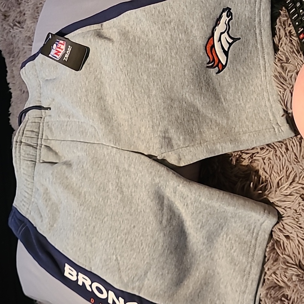 Denver broncos youth large shorts